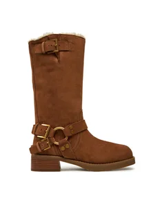 MICHAEL Michael Kors Oficerki Crosby 40F4CBFB6S Brązowy - Kozaki damskie - miniaturka - grafika 1