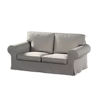Pokrowce na meble - Pokrowiec na sofę Ektorp 2-osobową, rozkładaną, model do 2012, srebrno - szary szenil, 195 x 90 x 73 cm, Living - miniaturka - grafika 1