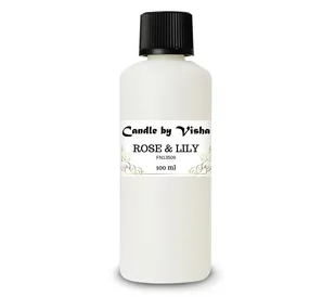 Olejek zapachowy - Rose & Lily - Candle by Visha - 100 ml - Aromaterapia - miniaturka - grafika 1