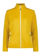 Kurtki damskie - CMP Kurtka polarowa w kolorze żółtym - miniaturka - grafika 1