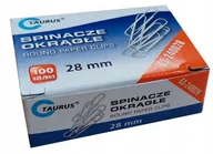 Spinacze i klipsy do papieru - SPINACZE BIUROWE, DŁUGOŚĆ 28mm, 100 SZTUK - miniaturka - grafika 1