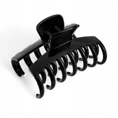 Ozdoby do włosów - Klamra do włosów Szczęka Spinka podwójne zęby Czarna mocna - miniaturka - grafika 1