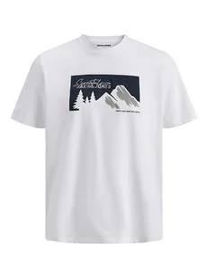 Jack & Jones Koszulka w kolorze białym - Koszulki męskie - miniaturka - grafika 1