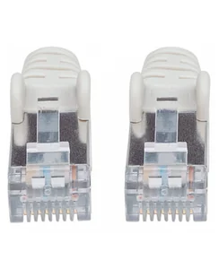 Intellinet Network Solutions Patchcord Cat6A SFTP CU 0.50m szary 317092 - Patchcordy - miniaturka - grafika 1