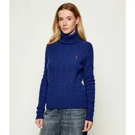 Swetry damskie - POLO RALPH LAUREN Wełniany golf Regular Fit z dodatkiem kaszmiru - miniaturka - grafika 1