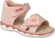 Buty dla dziewczynek - Befado Befado - Obuwie dziecięce sandałki dla dziewczynki różowe 24 - miniaturka - grafika 1