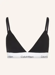 Calvin Klein Biustonosz Trójkątny Icon Cotton Modal schwarz - Biustonosze - miniaturka - grafika 1