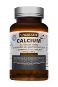 Witaminy i minerały - Singularis Calcium naturalny wapń ze skorupek jaj kurzych + witamina D3 z lanoliny, suplement diety, 60 kapsułek - miniaturka - grafika 1