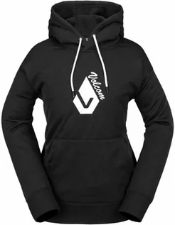 Bluzy dla dziewczynek - Volcom Core Hydro black bluza damska - L - grafika 1