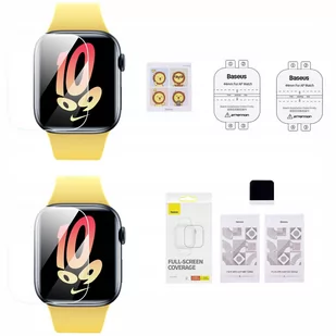 BASEUS 2X FOLIA OCHRONA DO APPLE WATCH 9/8/7 41 mm - Akcesoria do smartwatchy - miniaturka - grafika 1
