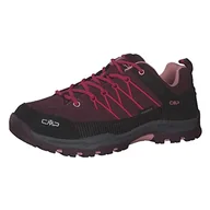Buty dla chłopców - CMP Kids Rigel Low Trekking Shoes WP, Buty Rise Piesze wycieczki, Prugna Peach, 33 EU - miniaturka - grafika 1