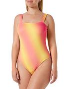 Stroje kąpielowe - sloggi Shore Damski kostium kąpielowy Fornillo One Piece, Pink - Light Combination, L - miniaturka - grafika 1
