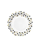 Naczynia i sztućce jednorazowe - Talerze papierowe okrągłe 18 cm Confetti Eco 10 szt. - miniaturka - grafika 1