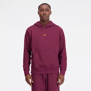 Bluza męska New Balance MT31502NBY  bordowa - Bluzy męskie - miniaturka - grafika 1