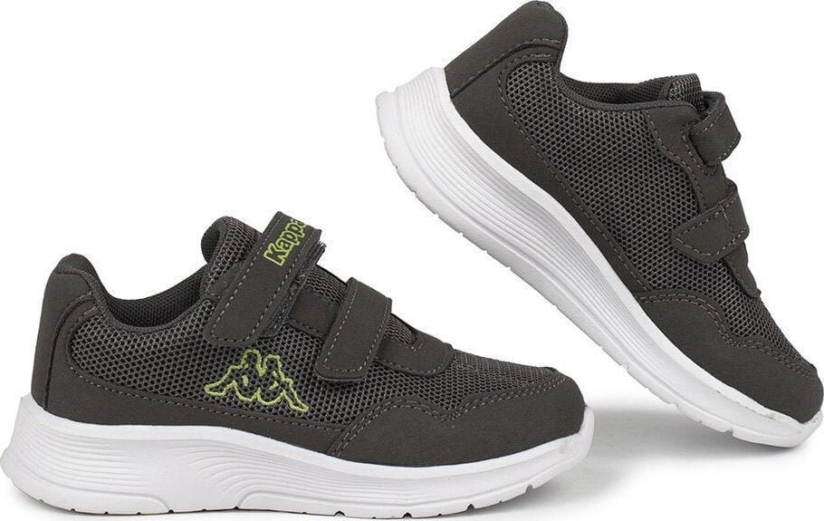 Kappa Buty dla dzieci Kappa Cracker II szaro-limonkowe 280009M 1633 22