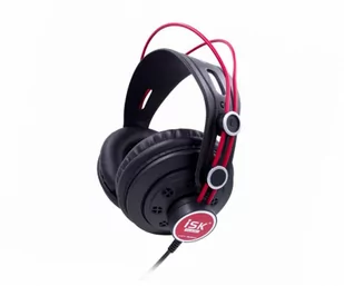 ISK HP-580 Czarno-czerwone - Słuchawki - miniaturka - grafika 1