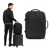 Plecaki - Plecak podróżny do samolotu 50x33x20 czarny, kabinowy Ryanair Wizz Air Lot - miniaturka - grafika 1