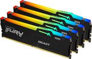 Pamięci RAM - Kingston Fury Beast RGB, DDR5, 128 GB, 5200MHz, CL40 - miniaturka - grafika 1