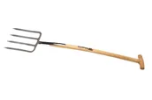 Grabie i motyki - Widły ogrodowe 4 zębowe z rączką Krumpholz jesion - miniaturka - grafika 1