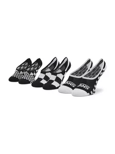 Vans Zestaw 3 par stopek damskich Classic Check VN0A5L6T4481 Czarny - Skarpetki damskie - miniaturka - grafika 1