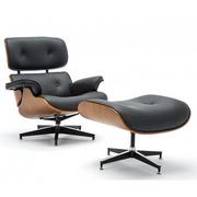 Fotele - Tapicerowany klubowy fotel z podnóżkiem - Loxar 2X - miniaturka - grafika 1