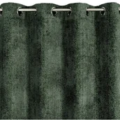 Zasłony - Zasłona EUROFIRANY Aleta 135 x 250 cm Ciemnozielony - miniaturka - grafika 1