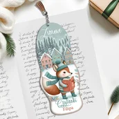 Zakładki indeksujące - ZAKŁADKA do Książki na Zimowy Wieczór Oryginalna z Imieniem - miniaturka - grafika 1