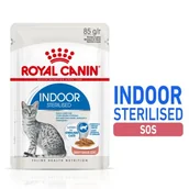 Mokra karma dla kotów - ROYAL CANIN Indoor Sterilised Adult w sosie 12x85 g - miniaturka - grafika 1