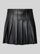 Spódnice - Spódnica z imitacji skóry z plisami model ‘DORIT’ - miniaturka - grafika 1