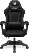 Fotele gamingowe - Krzesło biurowe IMBA Seat Fotel gamingowy IMBA STRIDER czarny materiałowy - miniaturka - grafika 1