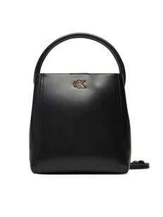 Calvin Klein Torebka Ck Bucket With Strap LV04F3174G Czarny - Torebki damskie - miniaturka - grafika 1