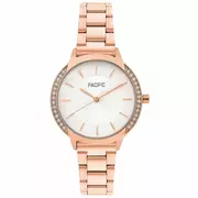 Zegarki damskie - Różowozłoty damski zegarek PACIFIC X6167-09 - miniaturka - grafika 1