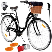 Rowery - MalTrack Citybike Dreamer 6S 28 cali Czarny 2023 - miniaturka - grafika 1