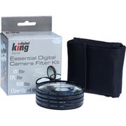 Filtry fotograficzne - King zestaw UV + CPL + ND8 + Macro +4 55 mm - miniaturka - grafika 1