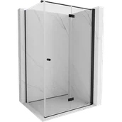Kabiny prysznicowe - Mexen Mist-F T kabina prysznicowa składana prawa 120 x 80 cm, transparent, czarna - 8A6T-120-080-70-00-P - miniaturka - grafika 1