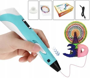 CoolStaff Magiczny Długopis Pen Drukarka 3D Dla Dzieci Zabawka + Wkład Filament - Długopisy 3D - miniaturka - grafika 1