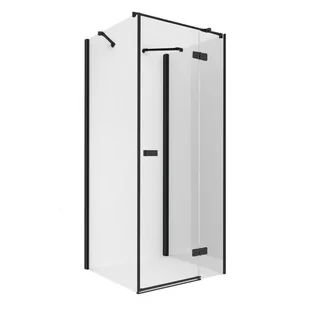 Kabina Prysznicowa Reflexa Black 80X100X200 - Kabiny prysznicowe - miniaturka - grafika 1