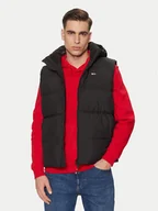 Kamizelki męskie - Tommy Jeans Kamizelka Essential DM0DM20465 Czarny Regular Fit - miniaturka - grafika 1