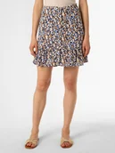 Spódnice - Vila - Spódnica damska VIMoashly, niebieski|brązowy - miniaturka - grafika 1