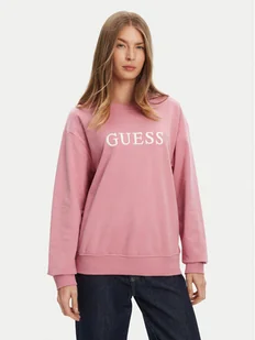 Guess Bluza O5RQ03 KCO31 Różowy Regular Fit - Bluzy damskie - miniaturka - grafika 1