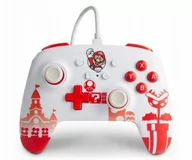 Kontrolery do Nintendo - POWERA Switch Pad Mario Red & White przewodowy - miniaturka - grafika 1