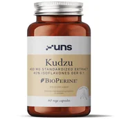 Witaminy i minerały dla sportowców - UNS Kudzu 400mg Standardized Extract 40% Isoflavones Der 6:1 60vegcaps - miniaturka - grafika 1