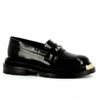 Mokasyny damskie - Lakierowane mokasyny na platformie CARINII - Carinii - miniaturka - grafika 1