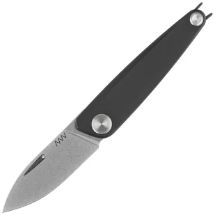 Nóż składany ANV Z050 BB Black Aluminium, Stonewashed Sleipner (ANVZ050-007) - Noże - miniaturka - grafika 1