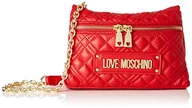 Torebki damskie - Love Moschino Damska torba na ramię Jc4319pp0fla0500, czerwona - miniaturka - grafika 1