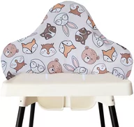 Krzesełka do karmienia - IKEA ANTILOP POKRYCIE POKROWIEC DO KRZESEŁKA WODOODPORNE ZWIERZĘTA - miniaturka - grafika 1