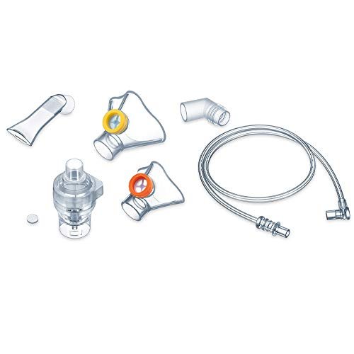 Beurer IH 58 Kids Yearpack, zestaw do odkupu inhalatora IH 58 Kids, wyrób medyczny do dezynfekcji, nebulizator, ustnik, 2 maski, kolanko, wąż do sprężonego powietrza, 10 filtrów