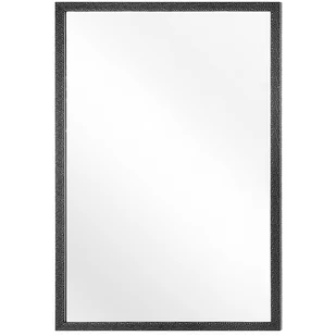 Beliani Lustro ścienne 60 x 90 cm czarne MORLAIX - Lustra - miniaturka - grafika 1