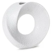 Wazony i flakony - Wazon Dekoracyjny Riso 23X9X22Cm Biały - miniaturka - grafika 1