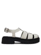 Sandały damskie - Steve Madden Sandały Market SM11003808 Biały - miniaturka - grafika 1